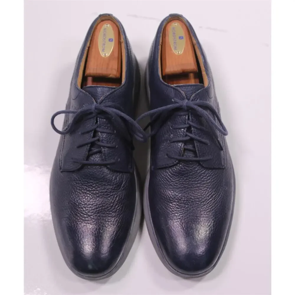 Cole-Haan Mens 2.ZeroGrand Stitchlite Navy Blue Dress Shoes US 10M